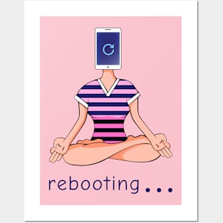 Rebooting Meditation Posters and Art